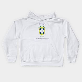 Brazil The Kings of Soccer 5 World Cup Winners Kids Hoodie